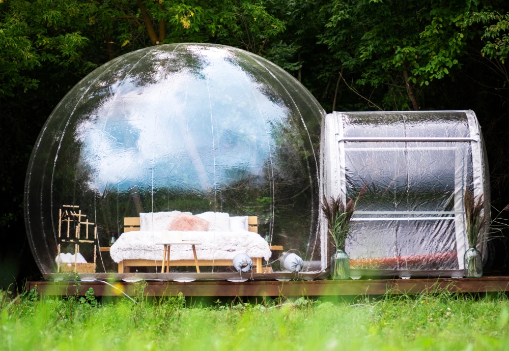 the bubble tent